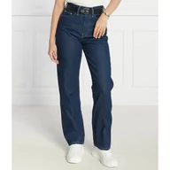 Spodnie damskie - CALVIN KLEIN JEANS Jeansy | Straight fit | high rise - miniaturka - grafika 1