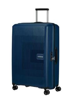 Walizka duża poszerzana American Tourister AeroStep - navy blue - Walizki - miniaturka - grafika 1