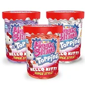 Masy plastyczne - CRAZE Magic Slime Topping Hello Kitty Fantasy, 3 x slime puszka dla dzieci, zawiera 70 ml Slime i dwie polewy - miniaturka - grafika 1