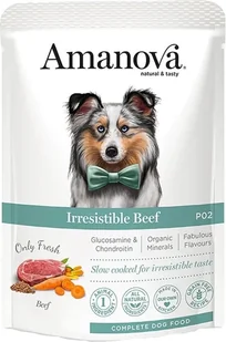 Amanova Adult Irresistible Beef saszetka 300g - Mokra karma dla psów - miniaturka - grafika 1