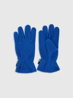 Rękawiczki dla dzieci - 4F Rękawiczki polarowe dziecięce - niebieskie L/XL - miniaturka - grafika 1