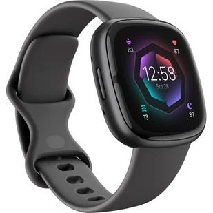 Fitbit Sense 2 FB521BKGB Grafitowy - Smartwatch - miniaturka - grafika 1