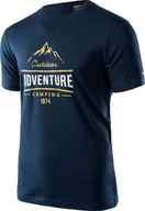 Koszulki męskie - Hi-Tec KOSZULKA LORE DRESS BLUES XXL - miniaturka - grafika 1