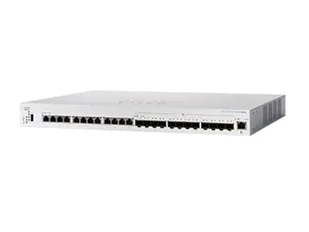 Cisco CBS350 Zarządzany L3 10G Ethernet (100/1000/10000) 1U Czarny, Szary CBS350-24XTS-EU-RF - Switche - miniaturka - grafika 1