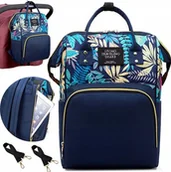Torby i organizery dla mam - Torba Plecak do Wózka Organizer dla Mamy Taty 3w1 - miniaturka - grafika 1