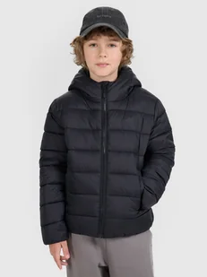 4F Kurtka puchowa z wypełnieniem syntetycznym dziecięca - czarna 122 (6-7 lat) - Kurtki i płaszcze dla chłopców 4F Kurtka puchowa z wypełnieniem syntetycznym dziecięca - czarna 122 (6-7 lat) - Kurtki i płaszcze dla chłopców - miniaturka - grafika 1