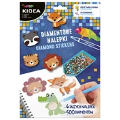 Zabawki kreatywne - naklejki diamentowe zwierzęta - miniaturka - grafika 1