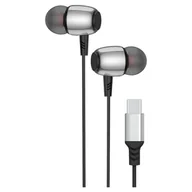 Słuchawki - OEM M09C TypC (DAC) czarne 1,2m - miniaturka - grafika 1