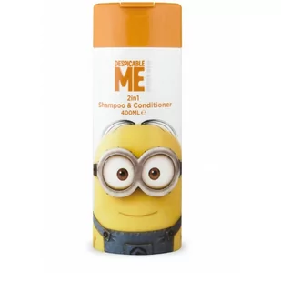 Minions Minions Hair Care 2in1 Shampoo & Conditioner szampon do włosów 400 ml 56816 - Kosmetyki kąpielowe dla dzieci - miniaturka - grafika 1