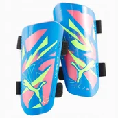 Piłka nożna - Nagolenniki Puma Ultra Light Strap 030892-01 niebieski XL - miniaturka - grafika 1