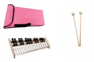 Dzwonki Chromatyczne 27-ton Kaja + pokrowiec różowy - Instrumenty perkusyjne - miniaturka - grafika 1