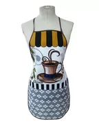 Fartuchy i rękawice kuchenne - Euromat Fartuszek Kuchenny Coffee II FS225 50x76 cm 5900072271535 - miniaturka - grafika 1