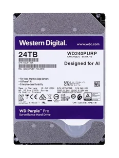 HDD WD Purple Pro 24TB SATA WD240PURP - Dyski SSD - miniaturka - grafika 1
