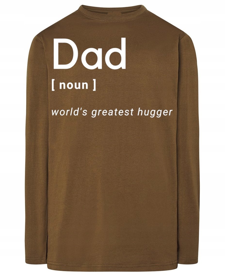 Longsleeve męski nadruk TATA PRZYTULACZ r.XS