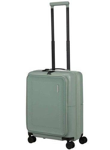 Walizka mała American Tourister DashPop EXP Front Pocket - iceberg green