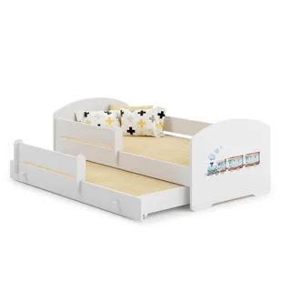 Łóżko podwójne LUK 160x80 Pociąg - Łóżka dla dzieci i młodzieży - miniaturka - grafika 1