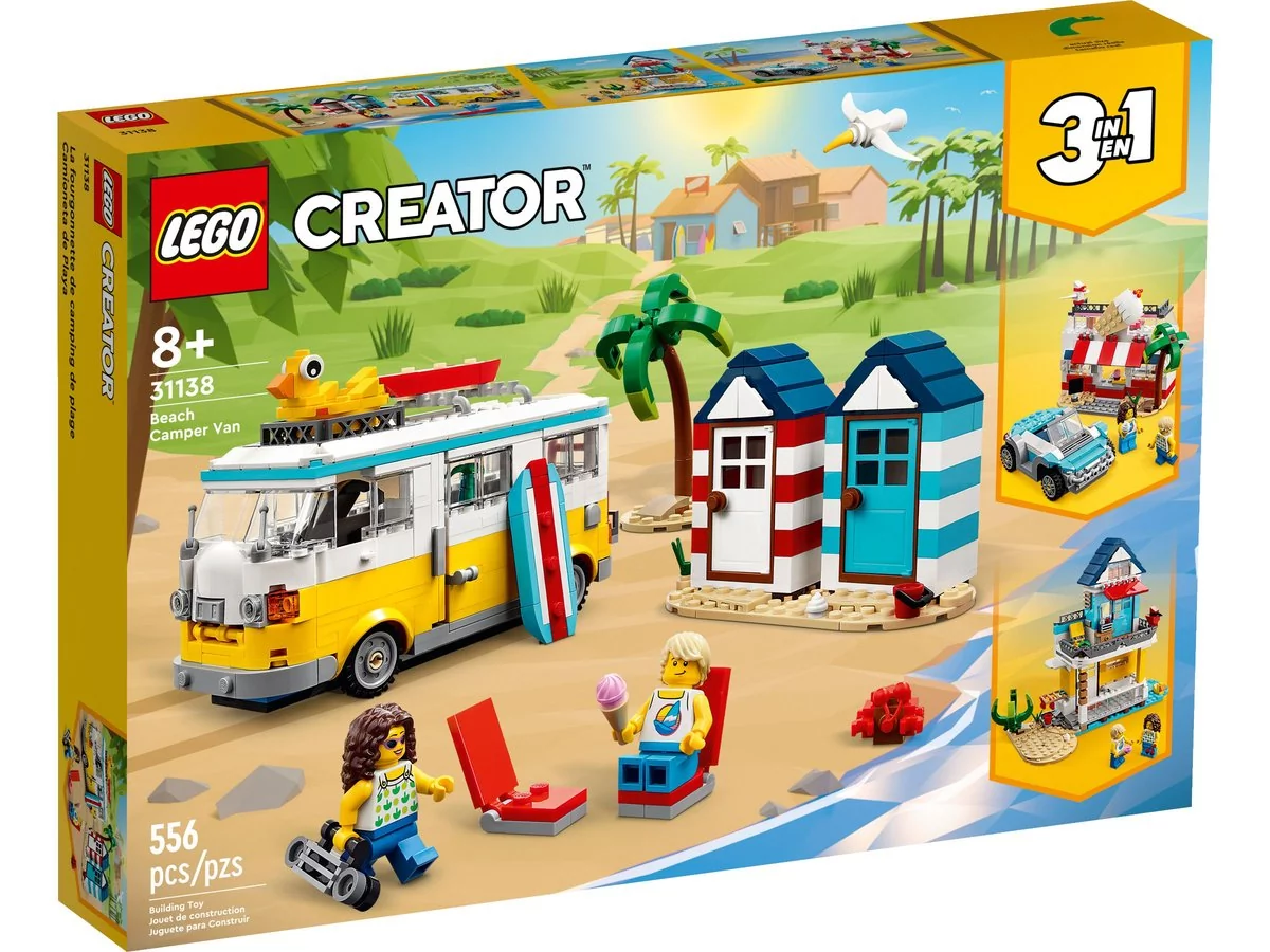 LEGO Creator Kamper na plaży 31138