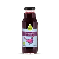 Syropy i koncentraty owocowe - Syrop z malin i aronii dla dzieci 100% naturalna owocowa mieszanka Olini - miniaturka - grafika 1