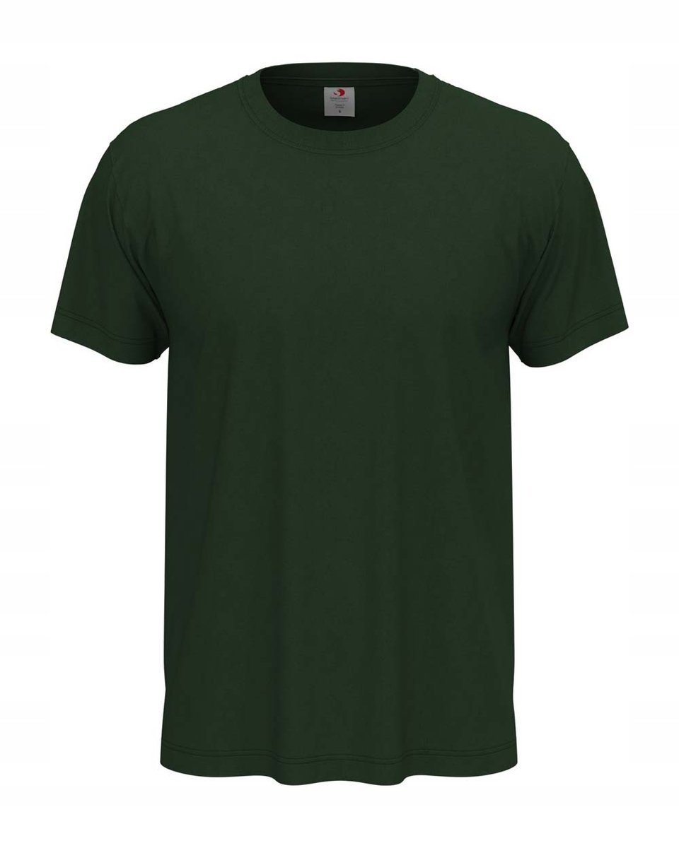 Koszulka męska T-shirt Stedman Classic Unisex Bottle Green 5XL DUŻY ROZMIAR