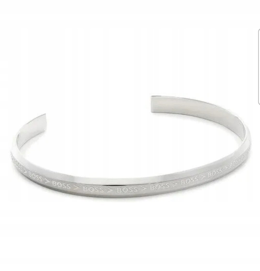 HUGO BOSS Bransoletka męska srebrna