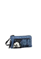 Portfele - Desigual Women's Accessories PU Others Bi-Fold Wallet, Blue, niebieski, 25.5 - miniaturka - grafika 1