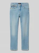 Spodnie i spodenki dla chłopców - Jeansy o kroju regular fit z detalem z logo model ‘SULLIVAN’ - miniaturka - grafika 1