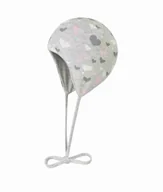 Czapki damskie - Czapka dziewczęca, dwustronna, szara, serca, Döll - miniaturka - grafika 1