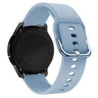 Akcesoria do smartwatchy - Pasek Opaska Bransoleta Silikon Jasno Niebieski Pętla uniwersalna 20mm - miniaturka - grafika 1
