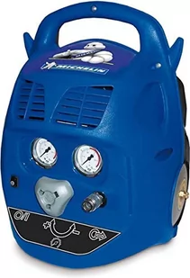 MICHELIN Przenośna sprężarka powietrza MCX6U – zbiornik 6 litrów – bezolejowy – silnik 1,5 kW – maksymalne ciśnienie 8 bar – moc ssania 160 l/min – 9,6 m³/h - Akcesoria motoryzacyjne - miniaturka - grafika 1