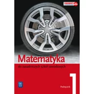 Podręczniki dla szkół zawodowych - Leokadia Wojciechowska, Maciej Bryński, Karol Szy Matematyka ZSZ 1 podr NPP w.2012 WSiP - miniaturka - grafika 1