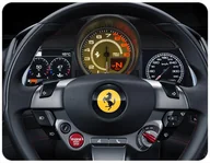 Podkładki pod mysz - PODKŁADKA POD MYSZKĘ FERRARI Z IMIENIEM 23x19CM DO LAPTOPA - miniaturka - grafika 1