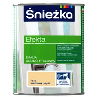 Emalie - Śnieżka Emalia EFEKTA 0.9 l Kremowy Połysk - miniaturka - grafika 1