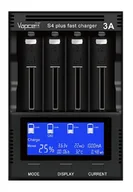 Ładowarki i akumulatory - Vapcell S4 plus V2.0 Ładowarka do akumulatorów Li-ion / NI-MH z kontrolą temperatury - miniaturka - grafika 1