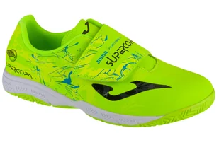 Joma Super Copa Jr 2409 IN SCJW2409INV, dla chłopca, buty halowe - halówki, Żółty - Piłka nożna - miniaturka - grafika 1
