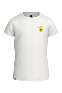 Koszulki dla dziewczynek - Lego T-shirt bawełniany dziecięcy kolor biały - grafika 1