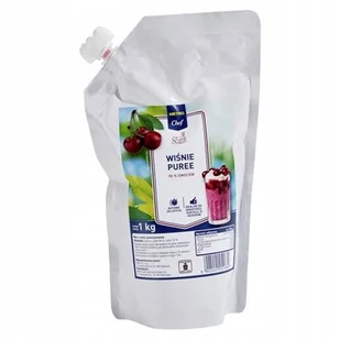 Puree Wiśnia 1 kg Metro Chef przecier wiśniowy do deserów naturalny 90% ow - Koncentraty warzywne, przeciery - miniaturka - grafika 1