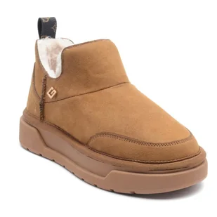 Damskie Buty zimowe GUESS UNIE FLFUNNESU10-TAN – Brązowy - Kozaki damskie - miniaturka - grafika 1