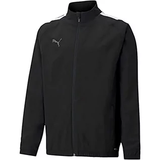 Bluzy dla dziewczynek - Puma Bluza dziecięca Teamliga Sideline Jkt Jr Black White 116 657260 - grafika 1