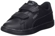 Kapcie damskie - PUMA Smash 3.0 L V PS, Kapcie, Black-Shadow Gray, 32 EU, Puma Czarny Cień Szary, 32 EU - miniaturka - grafika 1