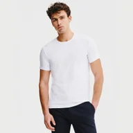 Koszulki męskie - Gładki biały t-shirt męski Pako Lorente roz. L - miniaturka - grafika 1