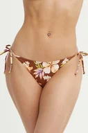 Stroje kąpielowe - Billabong figi kąpielowe JUNGLE BLISS kolor brązowy ABJX400996 - miniaturka - grafika 1
