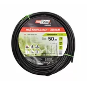 Węże ogrodowe i zraszacze - Awtools Aw wąż kroplujący zestaw 50m - miniaturka - grafika 1