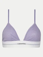 Biustonosze - Calvin Klein Underwear Biustonosz braletka LV00QF8248 Fioletowy - miniaturka - grafika 1