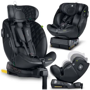 Fotelik samochodowy Nukido Aero Line czarny 0-36 kg ISOFIX - Foteliki samochodowe - miniaturka - grafika 1