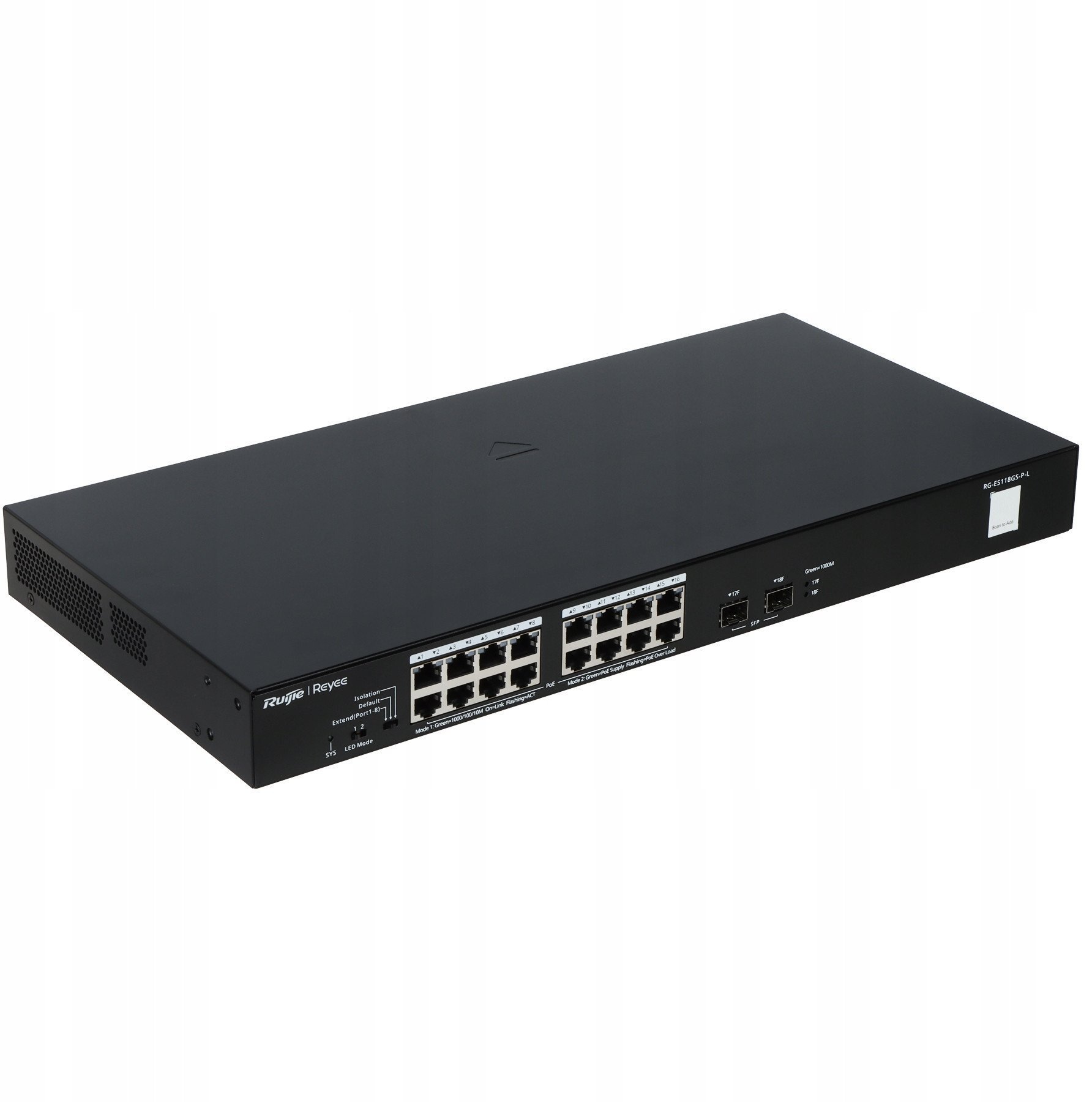 Reyee RG-ES118GS-P-L Unmanaged Switch RG-ES118GS-P-L RG-ES118GS-P-L