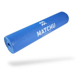 Mata do jogi Niebieska PVC o grubości 6 MM - Maty do jogi - miniaturka - grafika 1