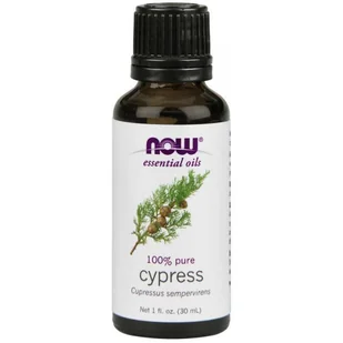 NOW Foods Olejek eteryczny Cyprysowy 30 ml NOW Foods BF98-308C0 - Aromaterapia - miniaturka - grafika 2