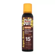 Balsamy i kremy do opalania - Vivaco Sun Argan Bronz Oil Spray SPF15 preparat do opalania ciała 150 ml unisex - miniaturka - grafika 1