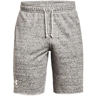 Męskie szorty Under Armour Rival Terry Short Rozmiar: L / Kolor: biały - Spodenki męskie - miniaturka - grafika 1