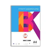 Etykiety do drukarek - Etykiety papierowe KBK 105x148 mm, białe, 100 arkuszy /200-0008/ - miniaturka - grafika 1